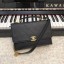 Chanel flap bag Grained Calfskin & Gold-Tone Metal AS0305 black CE02691