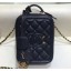 Chanel Grained Calfskin CC Filigree Vanity Case Bag AS0988 Black 2019 CE01710