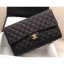 Chanel Grained Calfskin Classic Clutch Bag A57650 Black 2019 CE01788