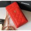 Chanel Grained Calfskin Classic Clutch With Chain AP0990 Red 2020 Collection CE02850