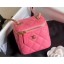 Chanel Grained Calfskin Mini Vanity with Classic Chain Bag AP1340 Pink 2020 CE01169
