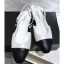 Chanel Heel 2cm Flat Slingbacks G31319 White/Black CE03998