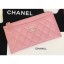 Chanel Iridescent Pearl Caviar Pouch Clutch Bag Pink 2019 CE01435