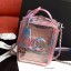 Chanel Iridescent PVC Vanity Case AS0988 Pink 2019 Collection CE01950