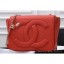 Chanel Lambskin CC Logo Flap Bag AS0321 Red 2019 CE02001