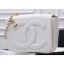 Chanel Lambskin CC Logo Flap Bag AS0321 White 2019 CE02455
