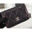 Chanel Lambskin Classic Zipped Card Holder A69271 Black/Silver CE00904