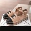 Chanel Lambskin Flat Espadrilles G36184 Beige 2020 Collection CE00748