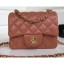 Chanel Lambskin Mini Classic Flap Bag A1115 Caramel CE01085
