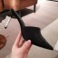 Chanel Lambskin Pearl Heel Mules G35540 Black 2020 Collection CE01452