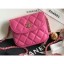 Chanel Lambskin Vintage Waist Bag AP1461 Dark Pink 2020 CE01016