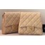 Chanel Lambskin with Imitation Pearls Side Pack Bag AS0614 Apricot 2019 CE03688