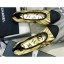 Chanel Laminated Goatskin and Grosgrain Ballerinas G36166 Metallic Gold 2020 CE04279