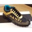 Chanel Logo Metallic Lambskin and Fabric Sneakers G34086 Gold/Black/Bronze 2019 CE04377