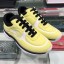 Chanel Lycra Patchwork Sneakers G34765 White/Yellow 2019 Collection CE04248