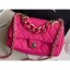 Chanel Medium Resin Flap Runway Bag AS1353 Fuchsia 2020 CE00504
