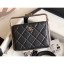 Chanel Metal Bar Clutch Bag AS1732 Black 2020 CE04171