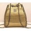Chanel Metallic Crocodile Embossed Gabrielle Small Backpack Bag A94485 Gold 2019 CE00963