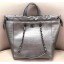 Chanel Metallic Crocodile Embossed Large Shopping Bag AS0801 Gray 2019 CE02620