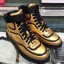 Chanel Metallic Leather High-Top Sneakers G35063 Gold/Black 2019 Collection CE00747