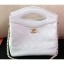 Chanel Mini Chanel 31 Shopping Clutch Bag White 2019 CE04330
