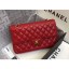 Chanel original quality Classic Flap Medium Bag 1112 red in caviar Leather with gold Hardware CE00965