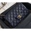 Chanel Original Quality Small Classic Flap Bag 1116 in Caviar Leather Navy Blue with Gold Hardware CE00850