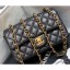 Chanel Original Quality Small Classic Flap Bag 1116 in Sheepskin Black with Gold Hardware CE01406