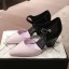 Chanel Patent Calfskin Mary Jane Pumps G35426 Purple/Black 2020 Collection CE03789