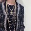 Chanel Pearl Chain Layer Long Necklace 2020 Collection CE02631