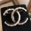 Chanel Pearls CC Brooch Black/Gold/White 2019 Collection CE00796