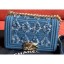 Chanel Pleated Denim Boy Flap Small Bag 2019 CE03765