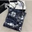 Chanel Printed Cotton Shopping Tote Bag with Chains AS1383 2020 CE03514