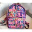 Chanel Printed Fabric Foulard Backpack Bag A57104 2018 CE02177