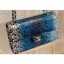 Chanel Python Classic Flap Medium Bag A1112 01 CE03843