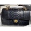 Chanel Python Classic Flap Medium Bag A1112 52 CE02424