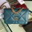 Chanel Quilted 19 Wallet on Chain WOC AP0957 Green 2019 Collection CE01175