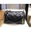 Chanel Quilted Calfskin Small Bowling Bag AS1321 Black/Silver 2020 Collection CE02440