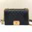 Chanel Quilted Calfskin Small Boy Flap Bag A67085 Black 2019 Collection CE01282