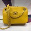 Chanel Quilted Lambskin Chain CC Camera Case AS0971 Yellow 2019 Collection CE01674
