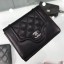 Chanel Quilted Lambskin Small Wallet Black 02 2019 Collection CE03816