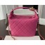 Chanel Quilted Large Hobo Clutch Bag AS1747 Dark Pink 2020 CE02232