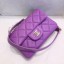 Chanel Quilted Leather Flap Waist Bag with Pearl Strap AP1122 Purple 2020 Collection CE04296
