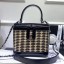 Chanel Rattan Woven Small Vanity Case AS1352 Black/Beige 2020 Collection CE02279