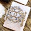 Chanel Resin CC Bloom Crystal Cuff Bracelet Blue 2019 Collection CE03804