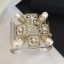 Chanel Resin Square Pearl Cuff Bracelet 2019 Collection CE04182