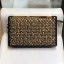 Chanel Satin and Crystal Evening Clutch AS0705 Gold/Black 2019 Collection CE02956