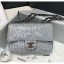 Chanel Sequins & Lambskin Flap Bag AS1448 White 2020 Collection CE01634