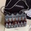 Chanel Sequins Small Flap Bag AS1078 Burgundy/Silver 2020 Collection CE04357