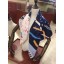 Chanel Silk Twill Ribbon Print Square Scarf 90x90cm Blue 2020 Collection CE04338